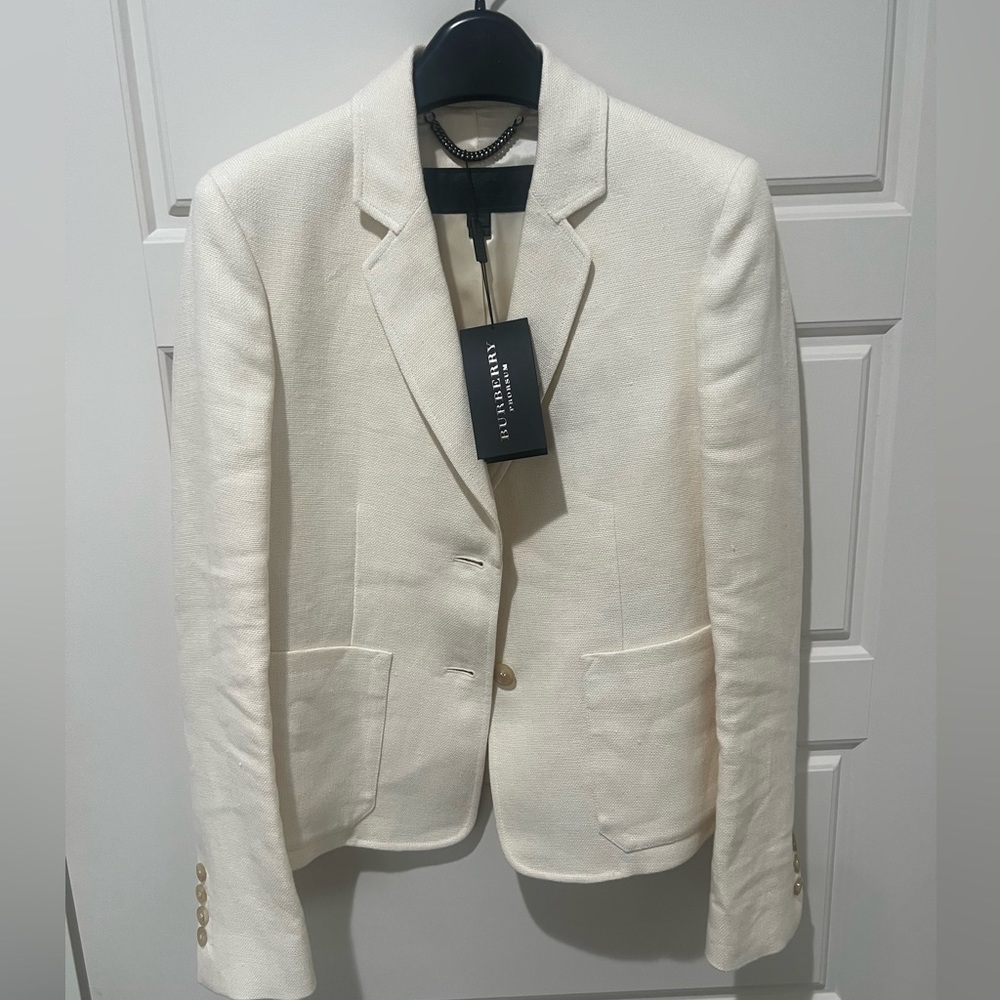 Burberry Linen Blazer